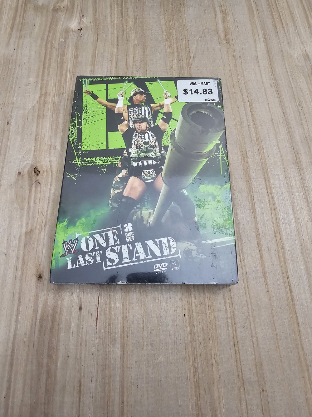 WWE One Last Stand DVD - Black & Green Cover
